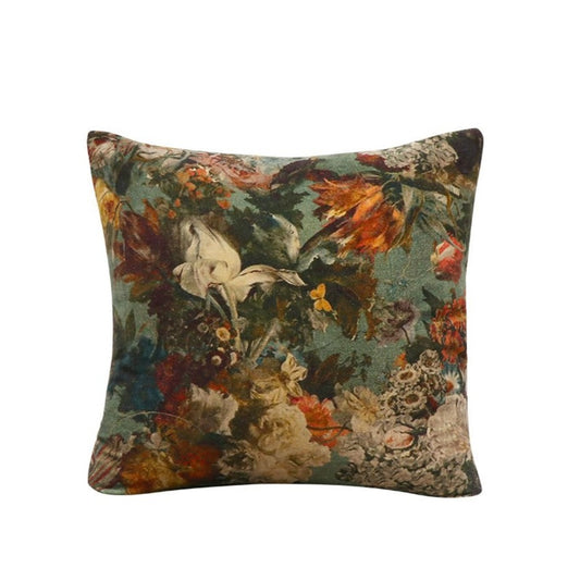 Sari Printed Cushion - Untamed Floral