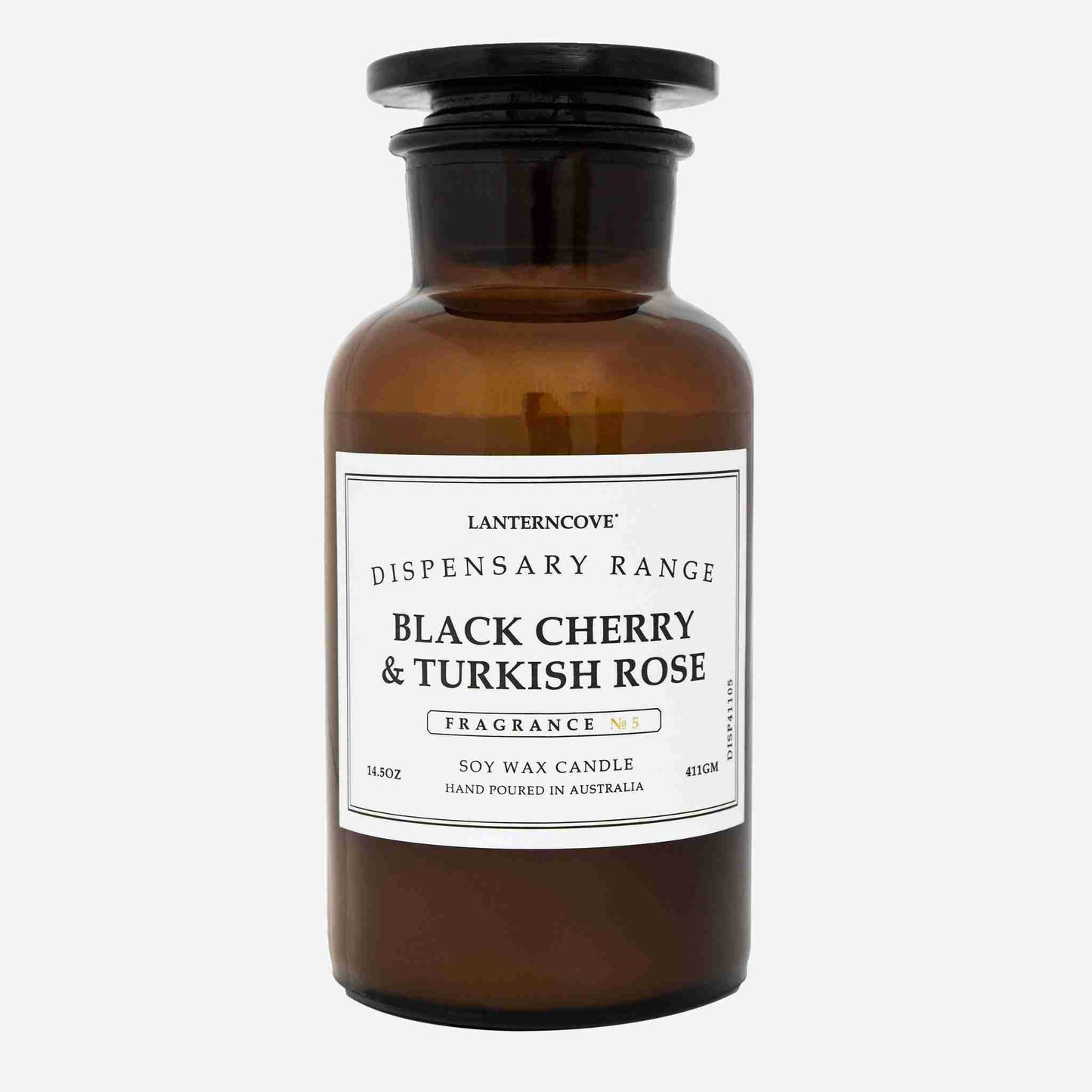 Dispensary Candle - Black Cherry & Turkish Rose 184gm